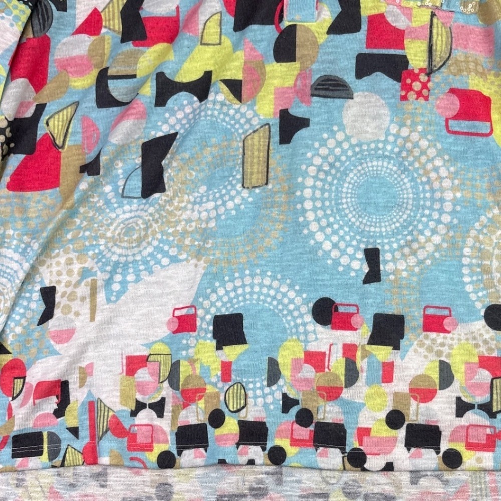 Ali Miles Multicolor Abstract Blouse - Picture 2 of 12